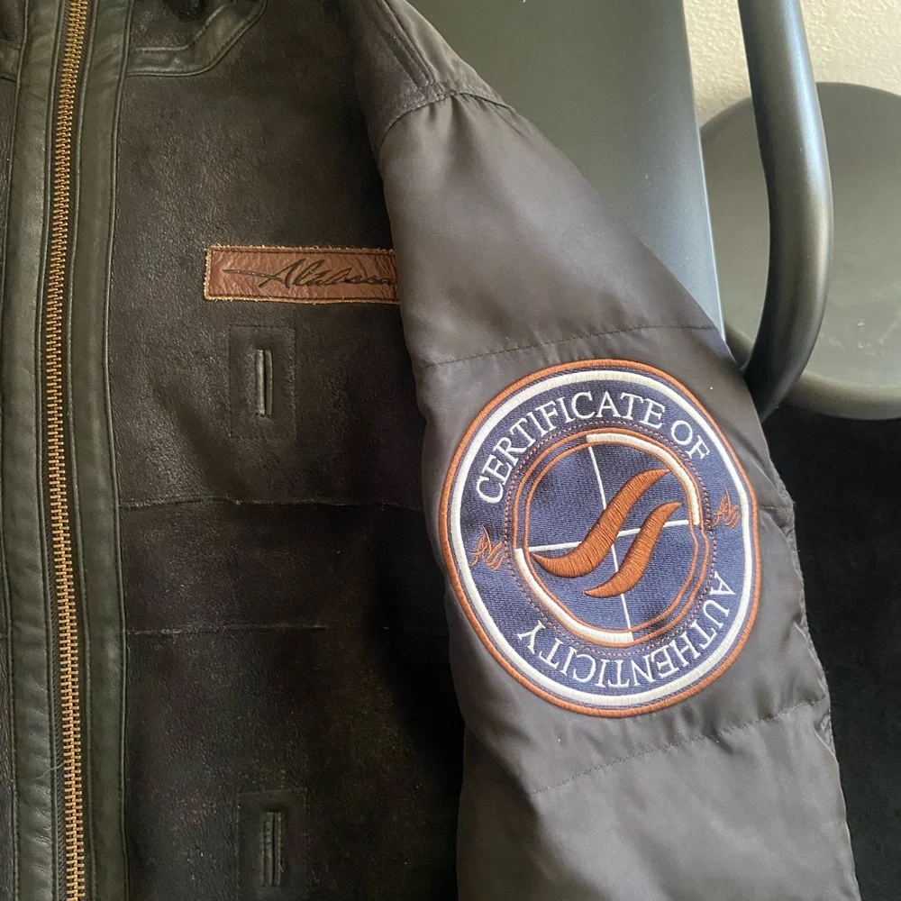 Designer Shirley leather coat - Picture 2 of 4